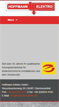 Mobile Screenshot of hoffmannelektro.de